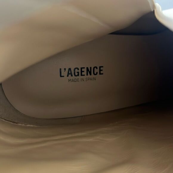 New L'AGENCE | Aimee Pointed Toe Heeled Bootie Size 9 - Picture 4 of 13